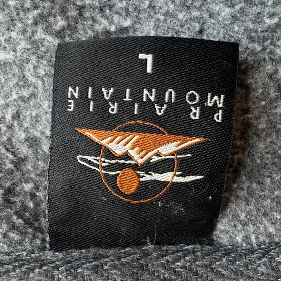 Prairie Mountain Montana Big Sky Gray Hoody Sz Large - Picture 7 of 12